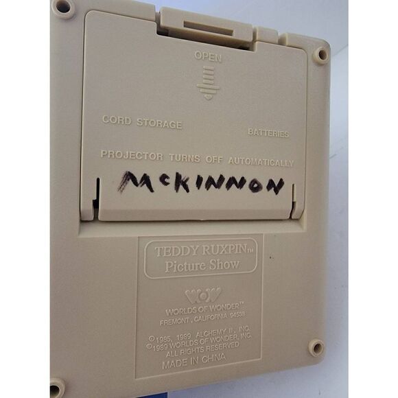 Vintage Worlds Of Wonder Kid's 1980s Teddy Ruxpin Picture Show Master Projector - Picture 3 of 6